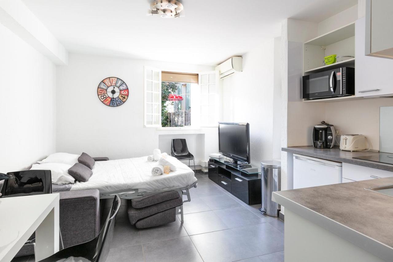 Chez Dominique - 1 Chbre 2-4Pers Centre Antibes Migrainier Ancien With Ac Apartment Екстериор снимка